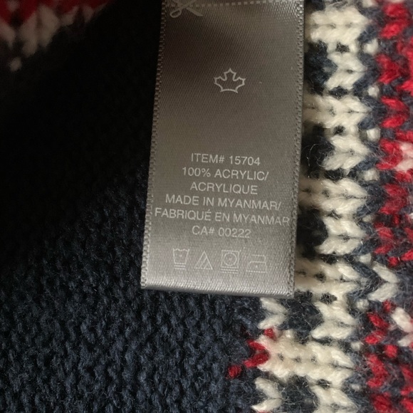 Boys Navy Winter Cardigan - Picture 5 of 7